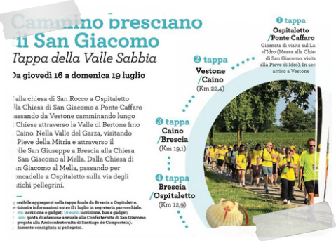Cammino bresciano di San Giacomo 2024 - la via della Bassa bresciana